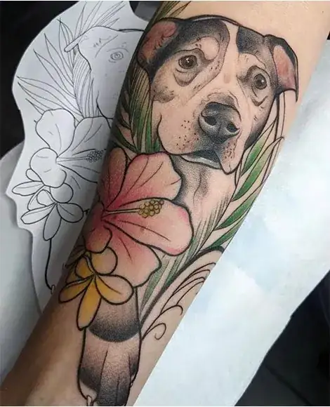 Realism dog portrait Paris Joelle
