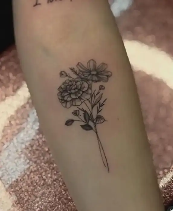 Rat with berries illustrative tattoo by Savannah Artz Savannah GA