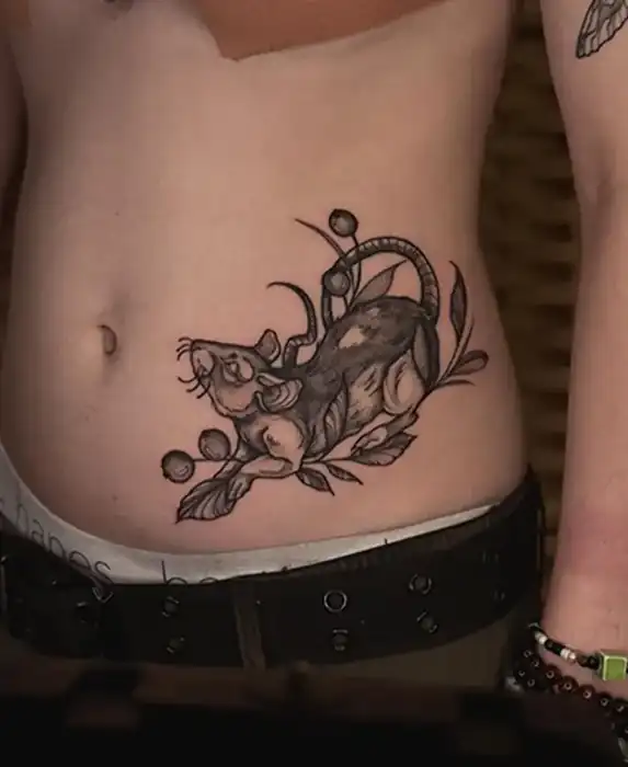 Barbed wire fireheart tattoo by Savannah Artz Savannah GA