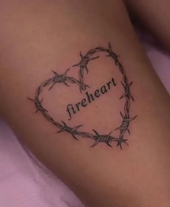 Rose vine leg tattoo by Savannah Artz Savannah GA